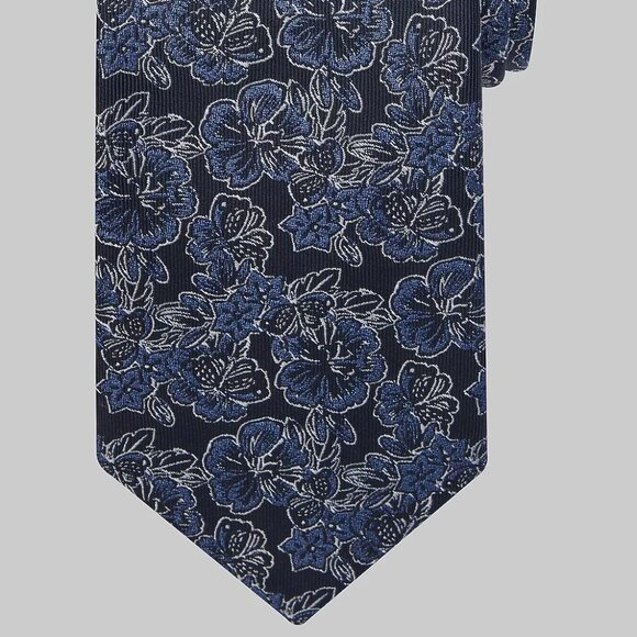 Jos. A. Bank NWT $60 Reserve Collection Hibiscus Floral Tie Designer NEW - Picture 1 of 3